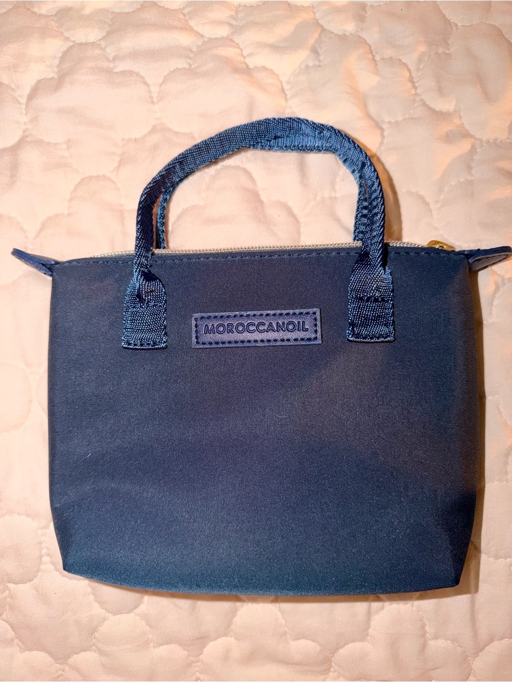 Moroccanoil Dark Blue Cosmetic Tote